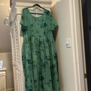 Woman’s free flowing dress